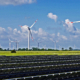 Imagem ilustrativa sobre wind turbines renewable energy